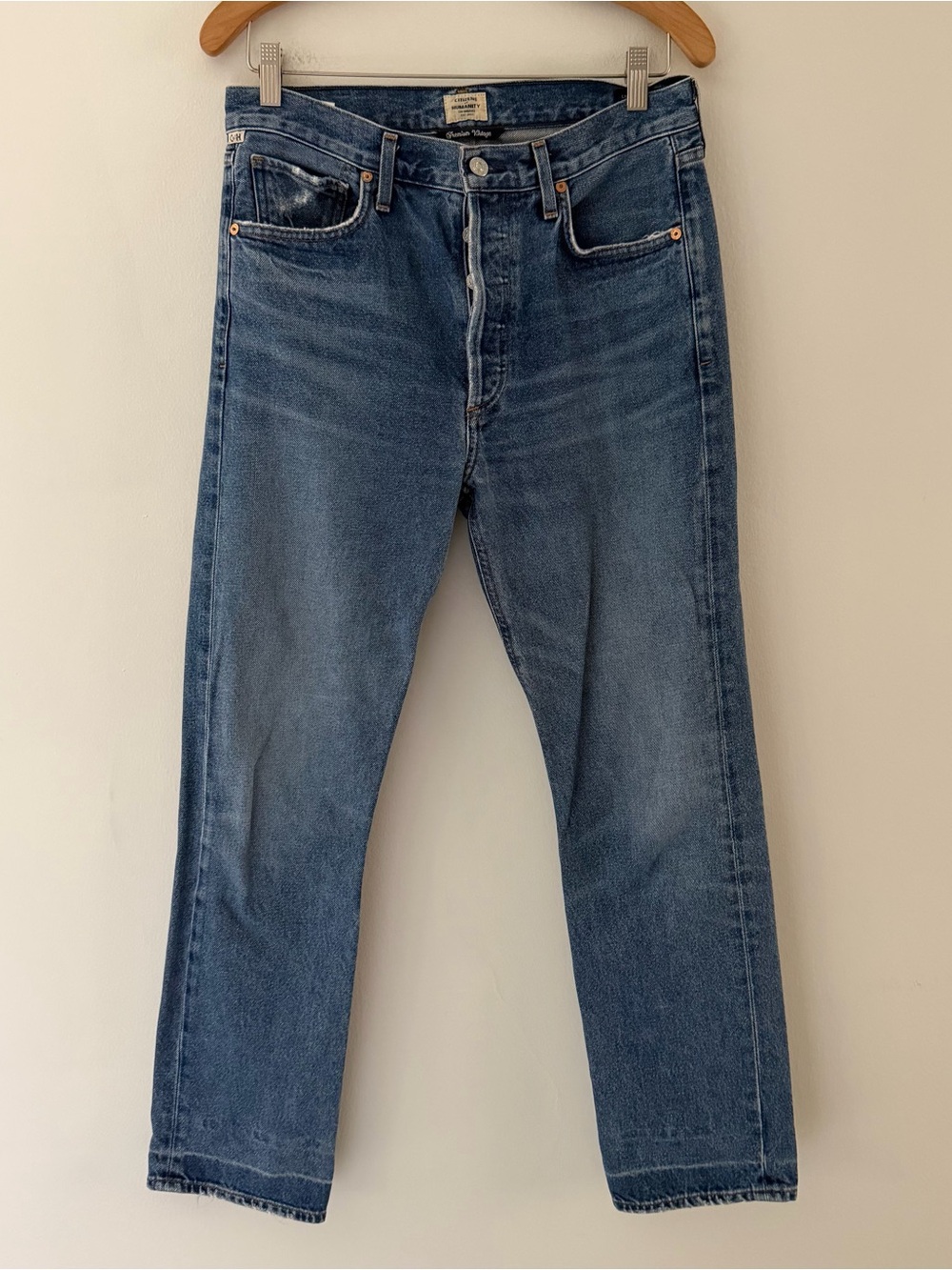 COH Jeans Charlotte High Rise Straight Blue Denim Size 29